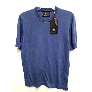 Bronxton‎ NWT Mens Short Sleeve Jersey Knit Tee Cooling Breathable Blue $110